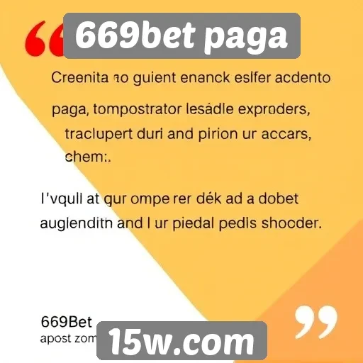 Opiniões de jogadores sobre 669bet paga